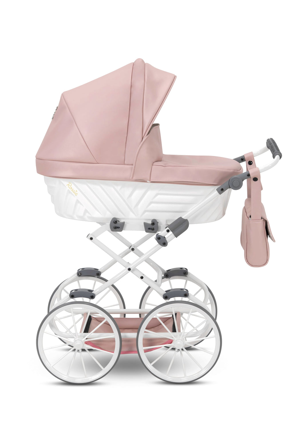 Kunert Rossie Doll Pram – Pink Metalic Eco – image 5
