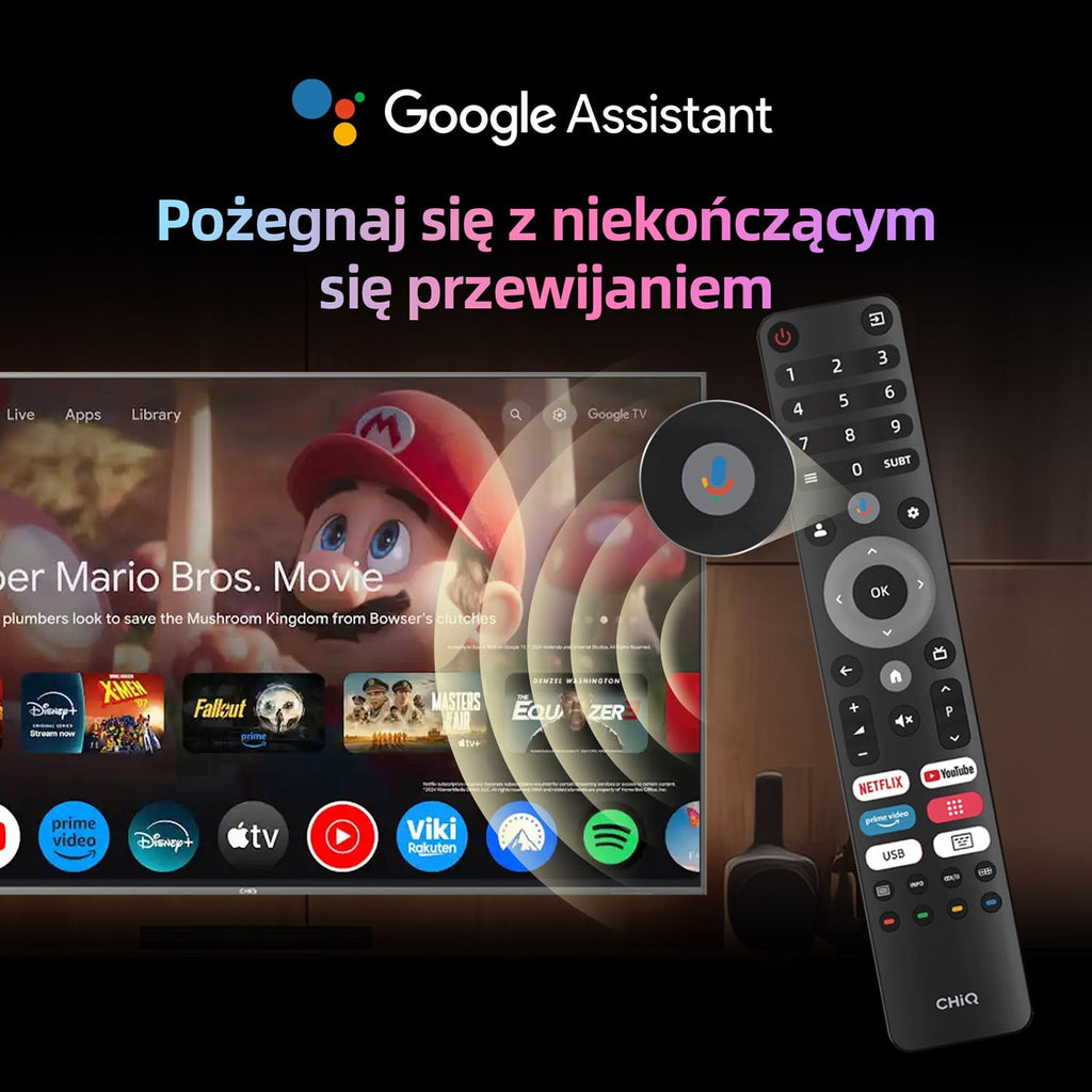 CHiQ U55QM9 55" 4K Frameless Google TV - photo 5