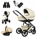 MOMMO Deluxe 3-in-1 Stroller – Beige – image 1