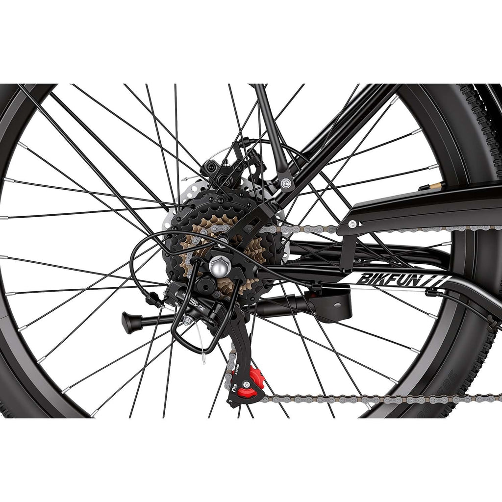 Bikfun AMAK00052 Women's Electric Bike 26" – Black - photo 3