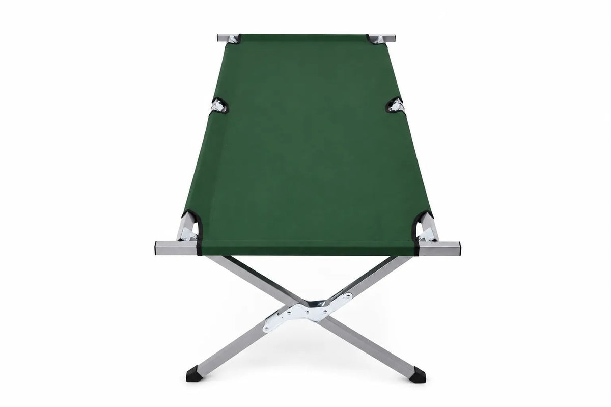 Kunert Folding camp bed Iron with carry bag, up to 120 kg – green - photo 7