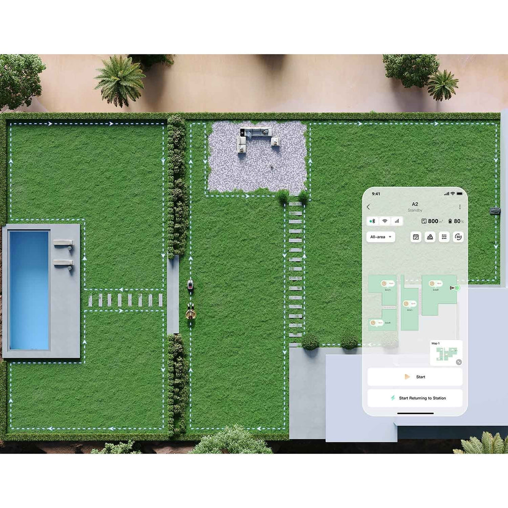 Dreame A2-2000 Robot Lawn Mower – Maps Lawns up to 2000 m² - photo 8