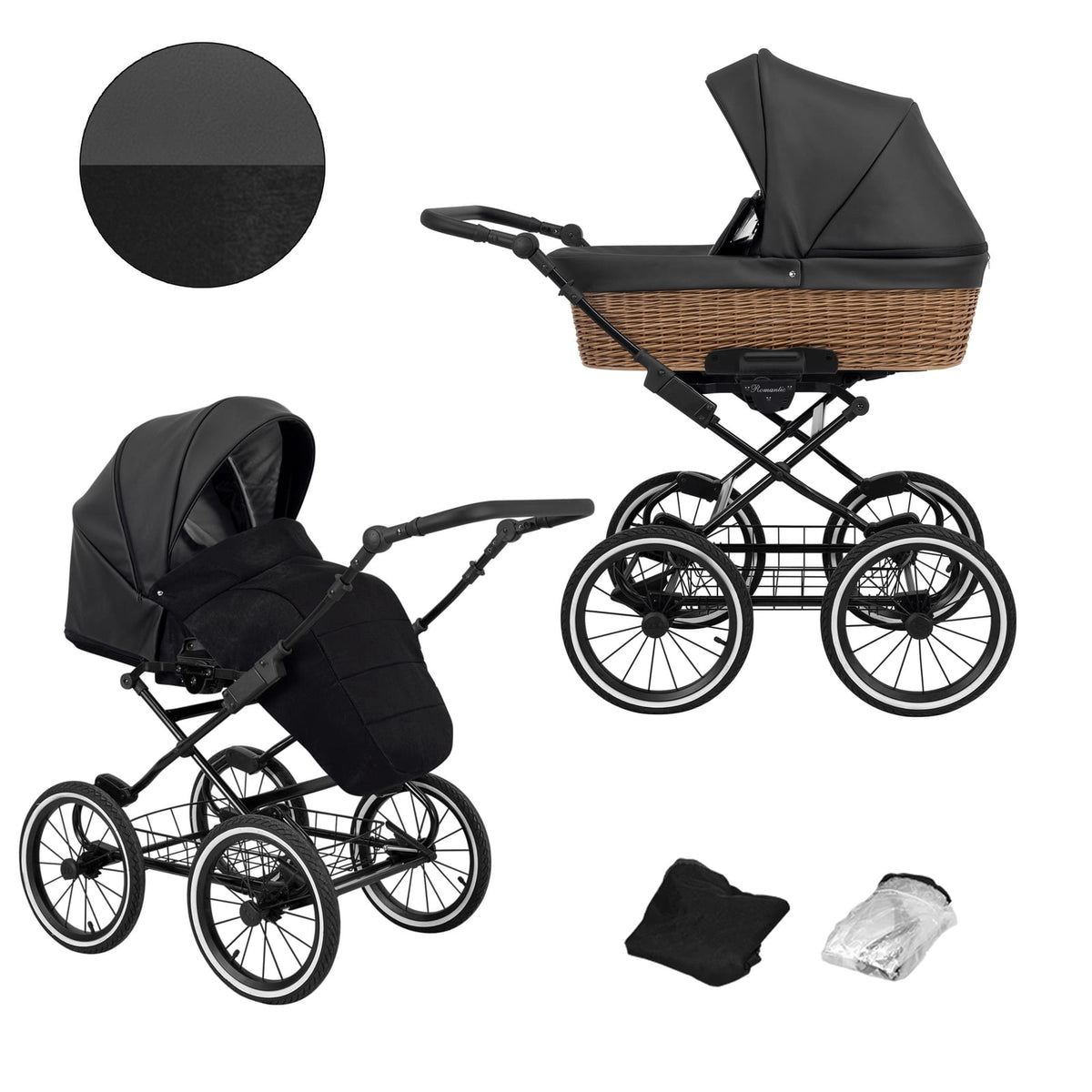 Kunert Romantic Classic 2-in-1 Stroller – ROM-11 – image 1
