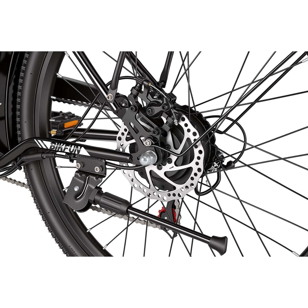 Bikfun AMAK00052 Women's Electric Bike 26" – Black - photo 6