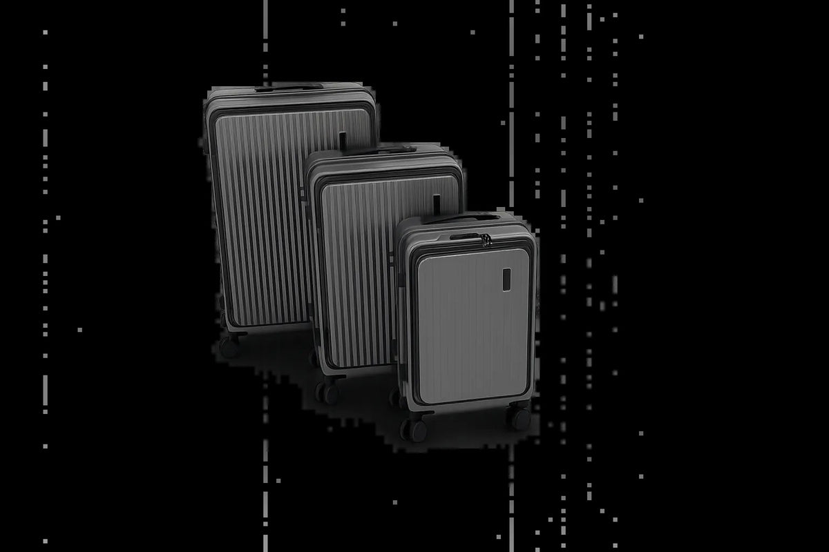 Kunert Hard-shell suitcase set Tabi, 3 pieces, 360° wheels, combination lock – graphite - photo 6