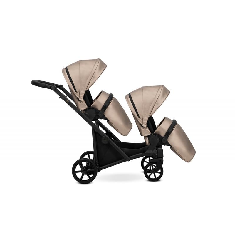 Kunert Brav Duo 3-in-1 Twin Stroller – Cream – image 3
