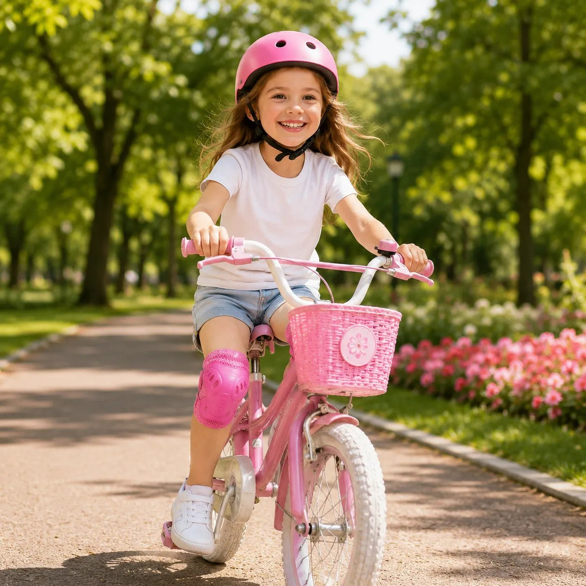 Kunert Kids protective gear set Megi 2, 6-piece: knee, elbow and wrist guards – pink - photo 7