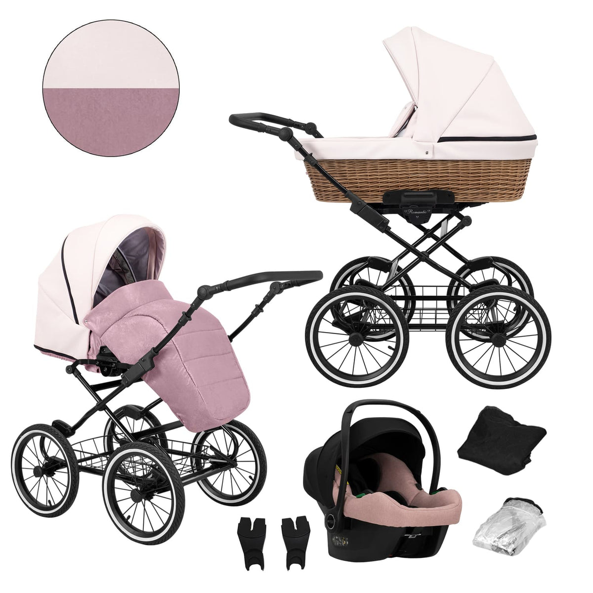 Kunert Romantic Classic 3-in-1 Stroller – ROM-15 – image 1