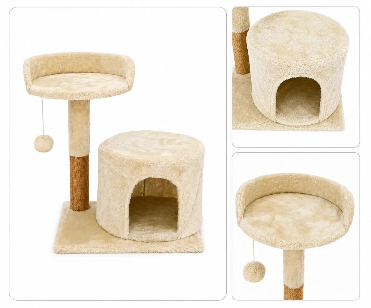 Kunert Cat tree Puffi with cave and bed