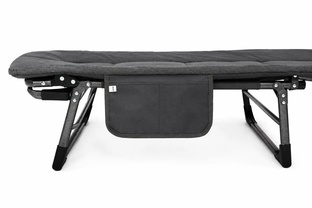 Kunert Folding camp bed Delta with pillow – black - photo 4