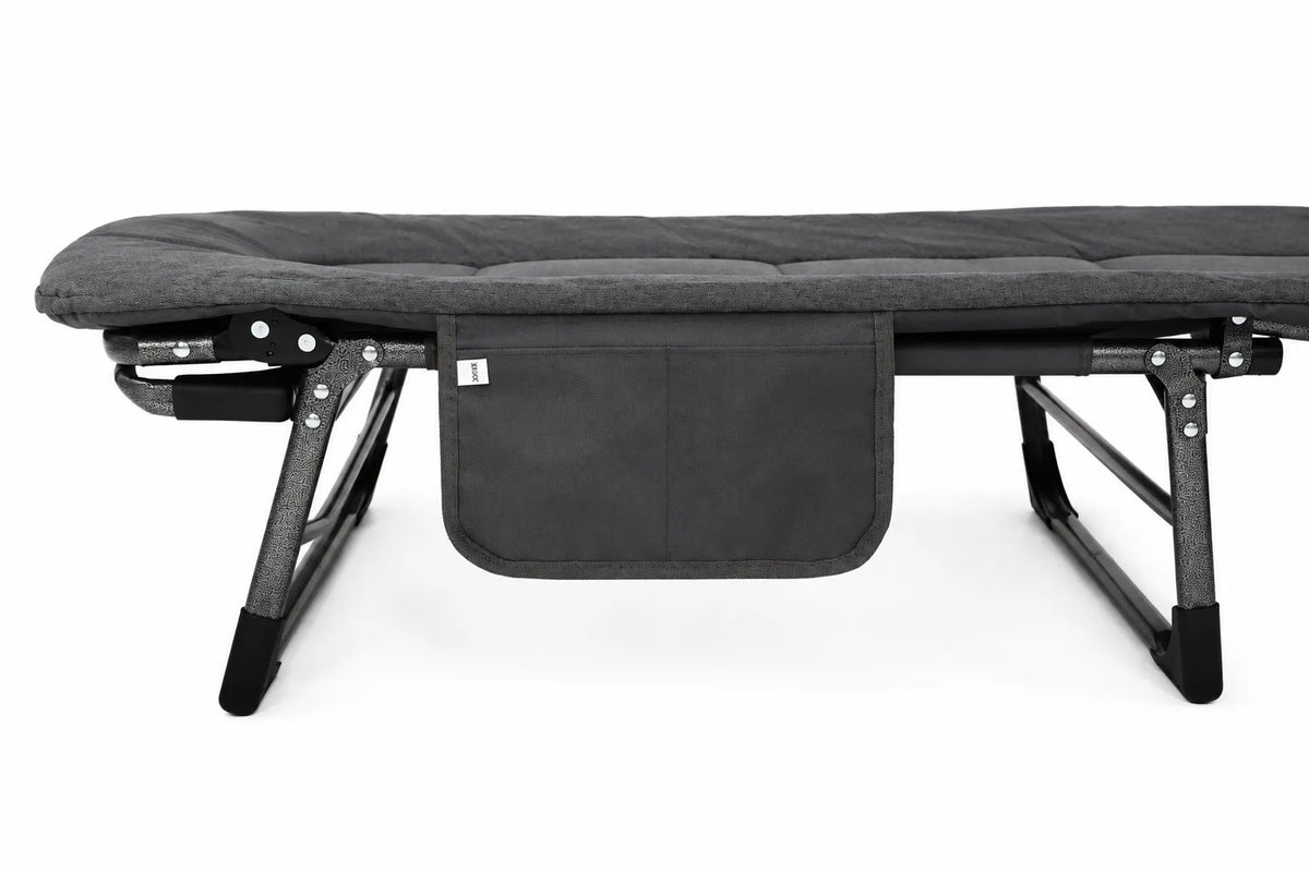 Kunert Folding camp bed Delta with pillow – black - photo 4