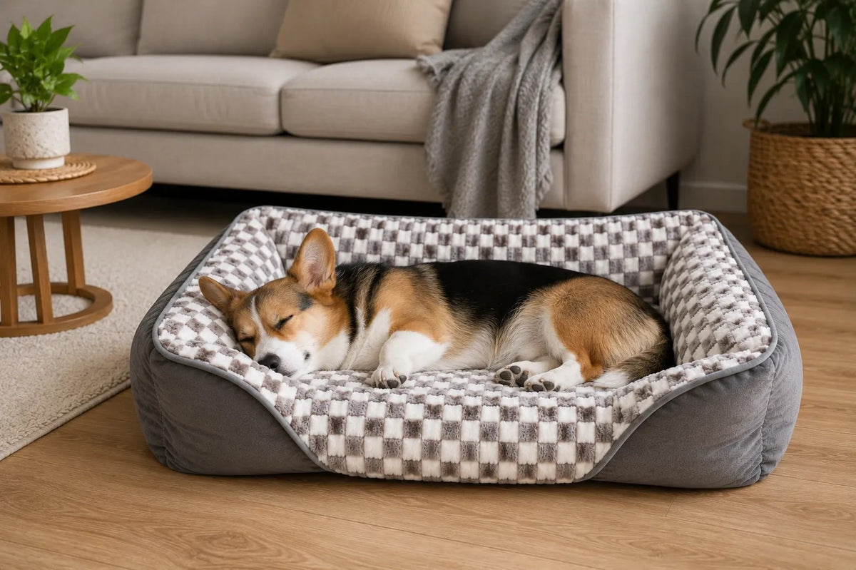 Kunert Soft dog & cat bed TERKA 80 cm with raised sides – two-tone - photo 2