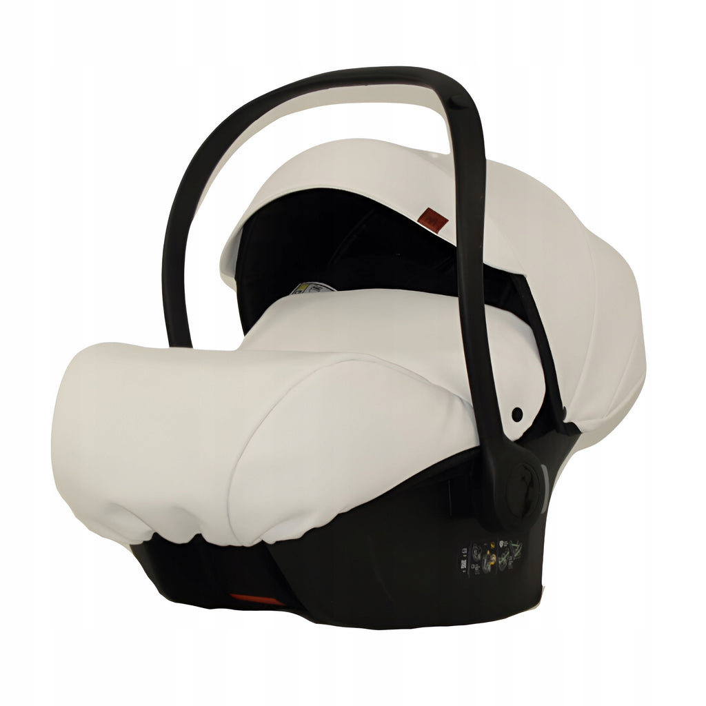 MOMMO Deluxe 3-in-1 Stroller – White – image 9