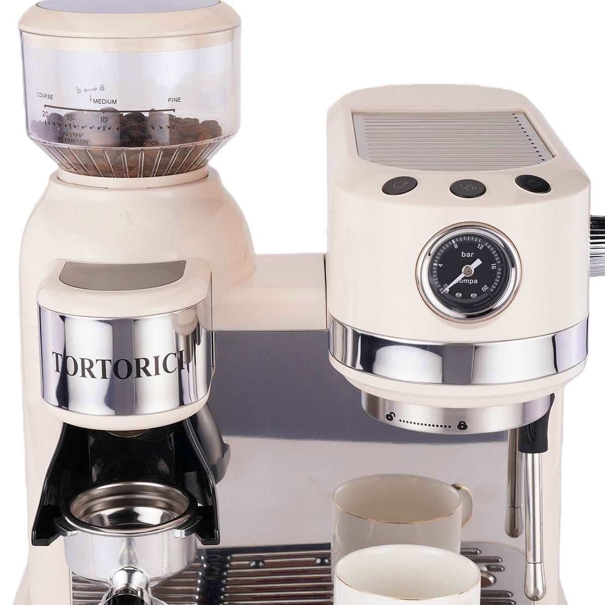 Tortorici Espresso Machine with Grinder – 19 Bar, 1465 W - photo 8