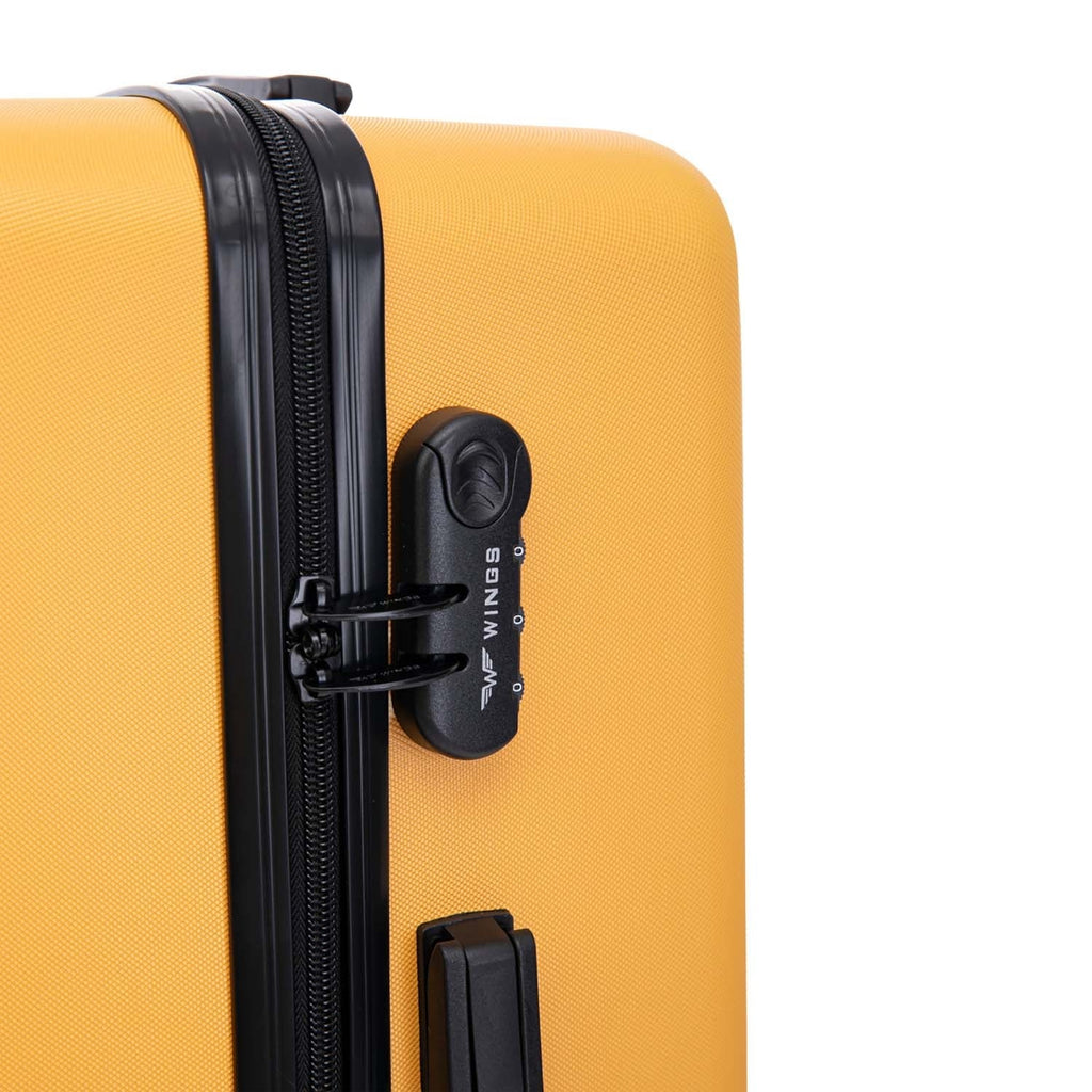 Wings Coot 3-Piece Hard Shell Suitcase Set – Yellow - photo 6