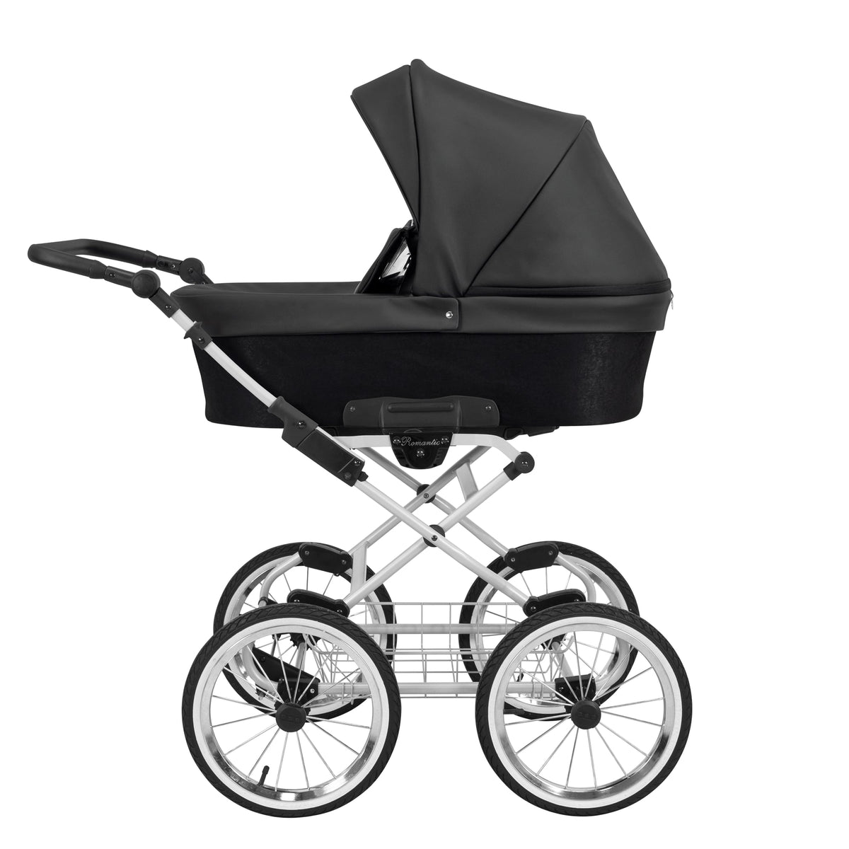 Kunert Romantic 3-in-1 Stroller – Black Eco – image 1