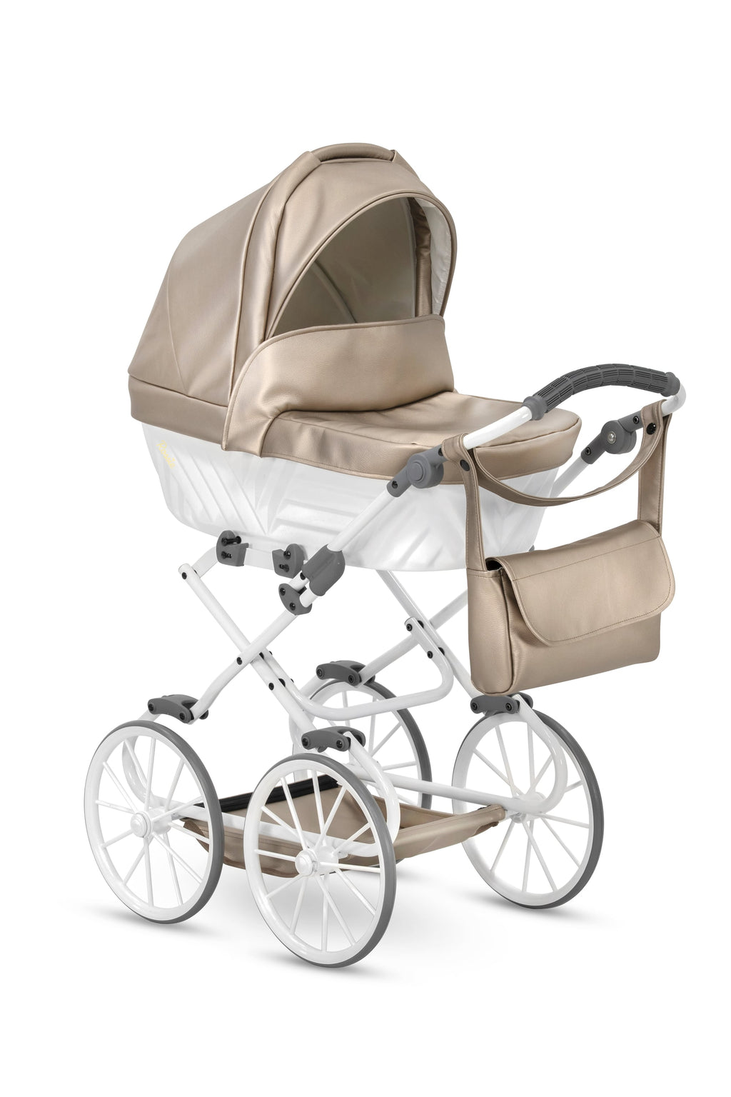 Kunert Rossie Doll Pram – Cappuccino Metalic Eco – image 4