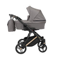 Kunert Lazzio Premium Pram with Carrycot – Copper Frame – Graphite Eco