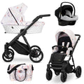 Kunert Ivento 3-in-1 Stroller – Delicate Flowers – image 1