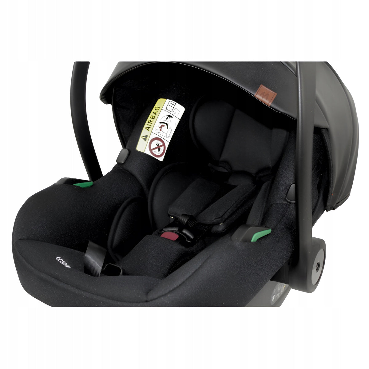 MOMMO Deluxe 3-in-1 Stroller – Black – image 12