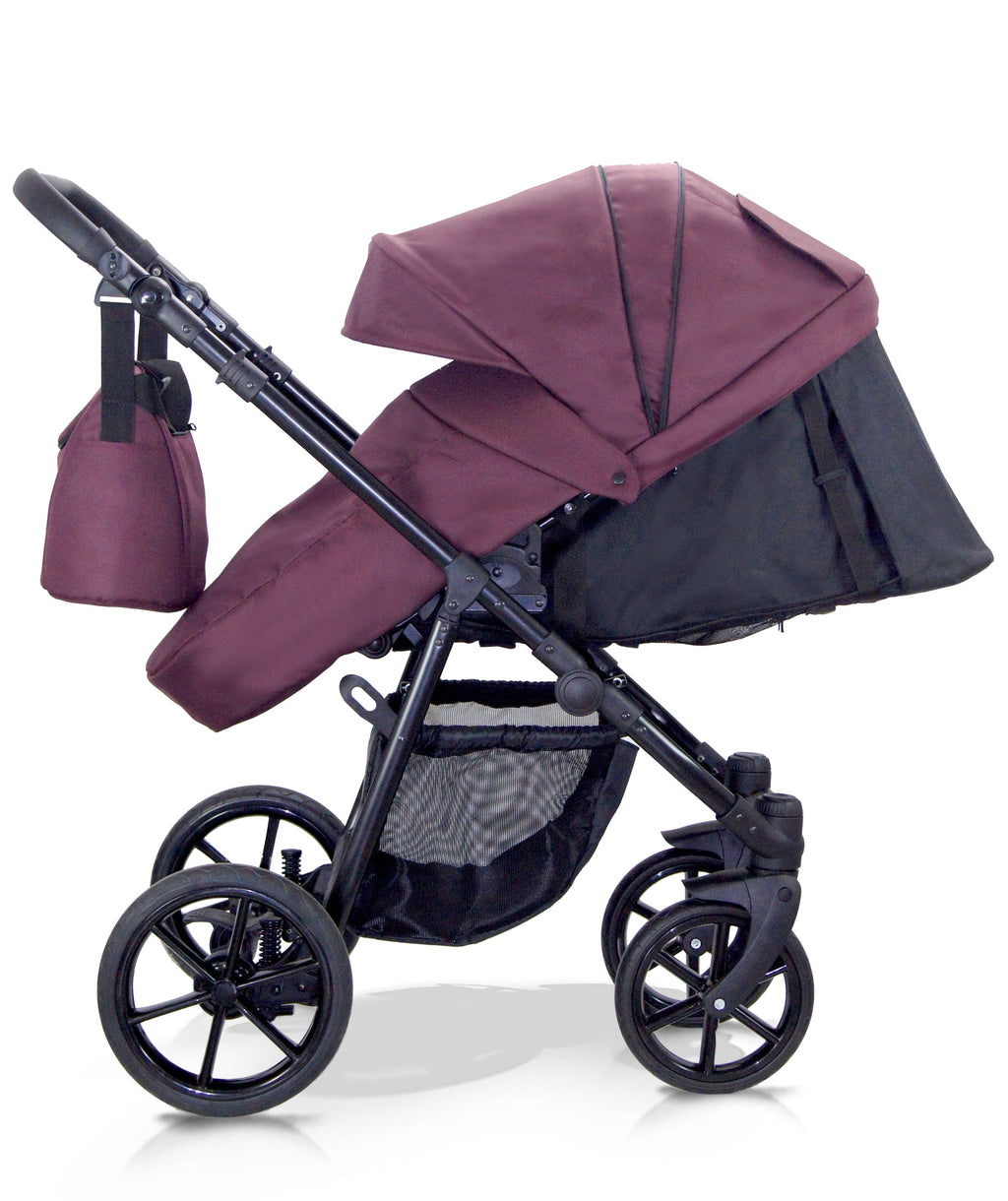 Wózek dziecięcy Milukids Risso 2w1 - RIS-14-SE (złoty stelaż)