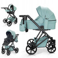 MOMMO Royal 3-in-1 Stroller – Mint – image 1