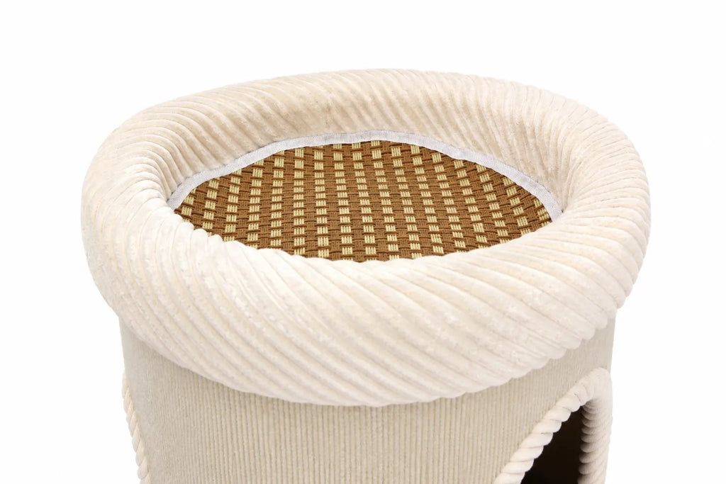 Kunert Cat scratching tower Coco 2-in-1 with bed – cream - photo 7
