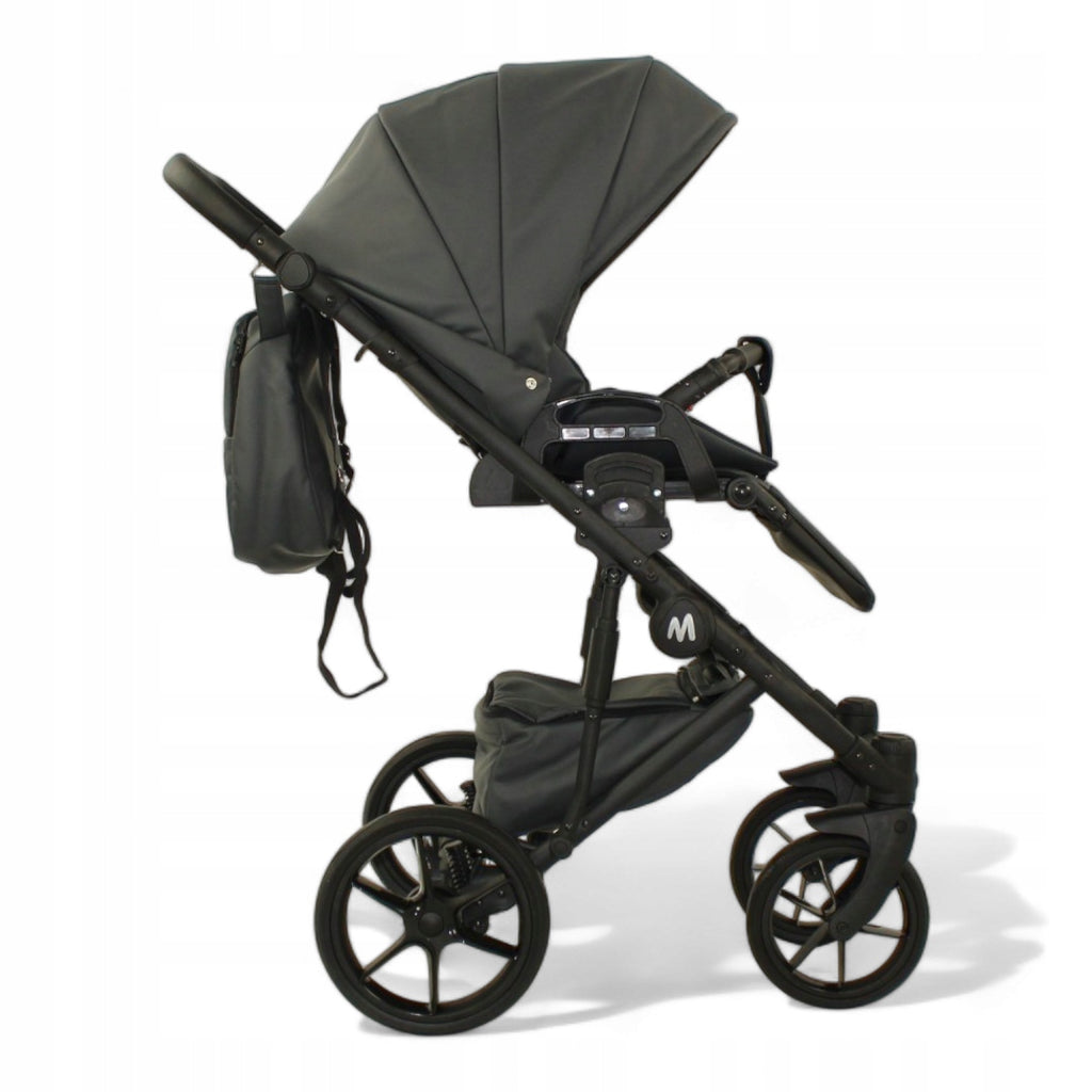 MOMMO Deluxe 3-in-1 Stroller – Grey – image 11