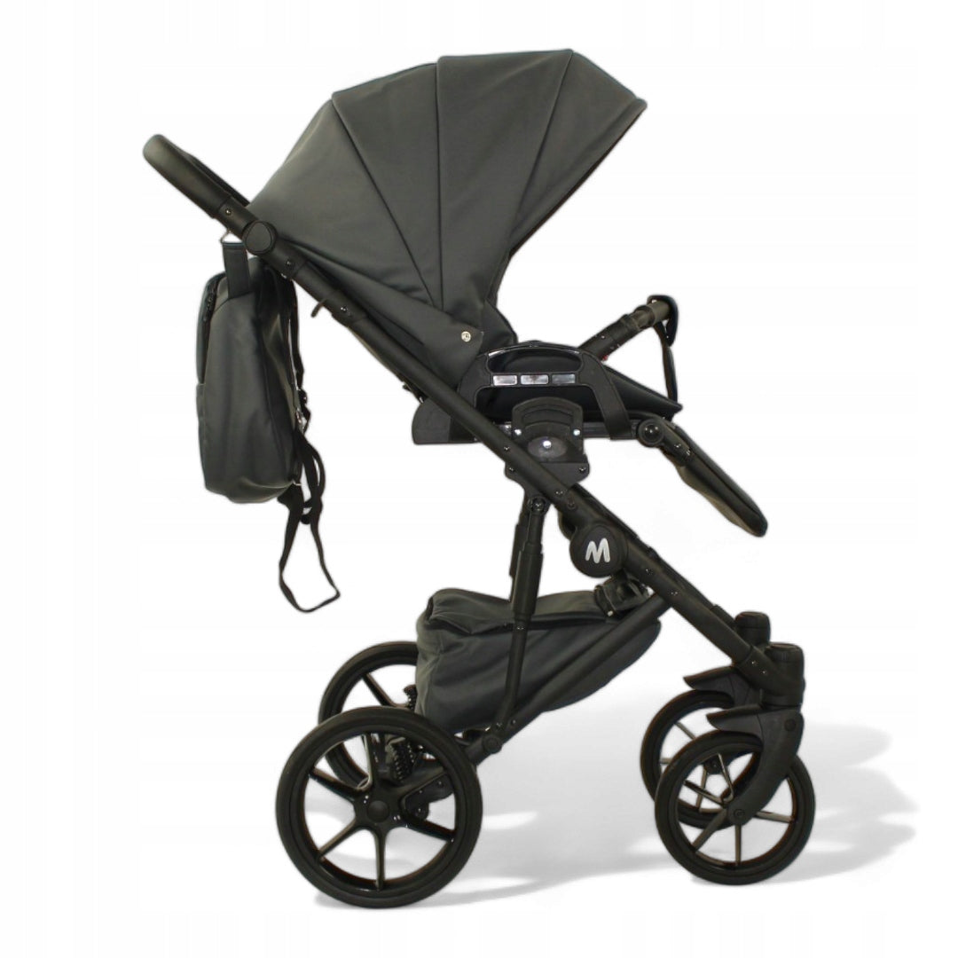 MOMMO Deluxe 3-in-1 Stroller – Grey – image 11