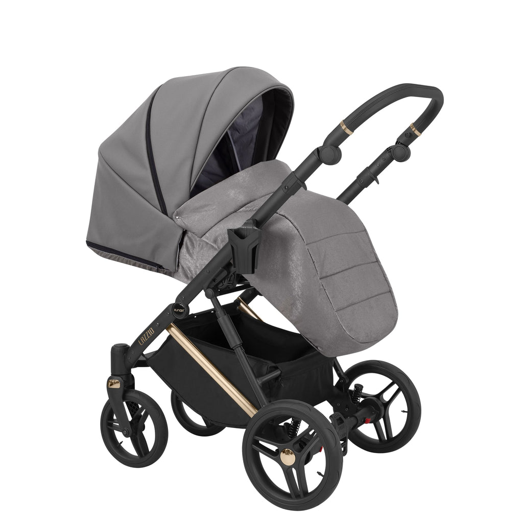 Wózek dziecięcy Kunert Lazzio Premium 3w1 - Miedziana rama - kolor: Grafit Eco