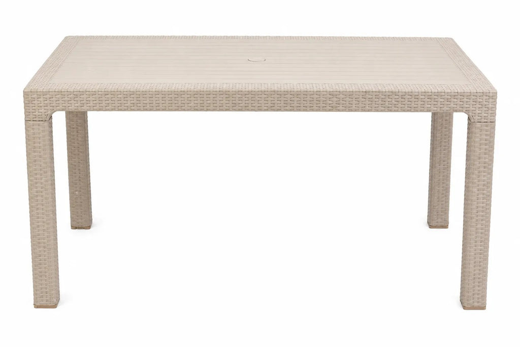 Kunert Garden table Adler 140x80 cm, rattan look – cappuccino - photo 2