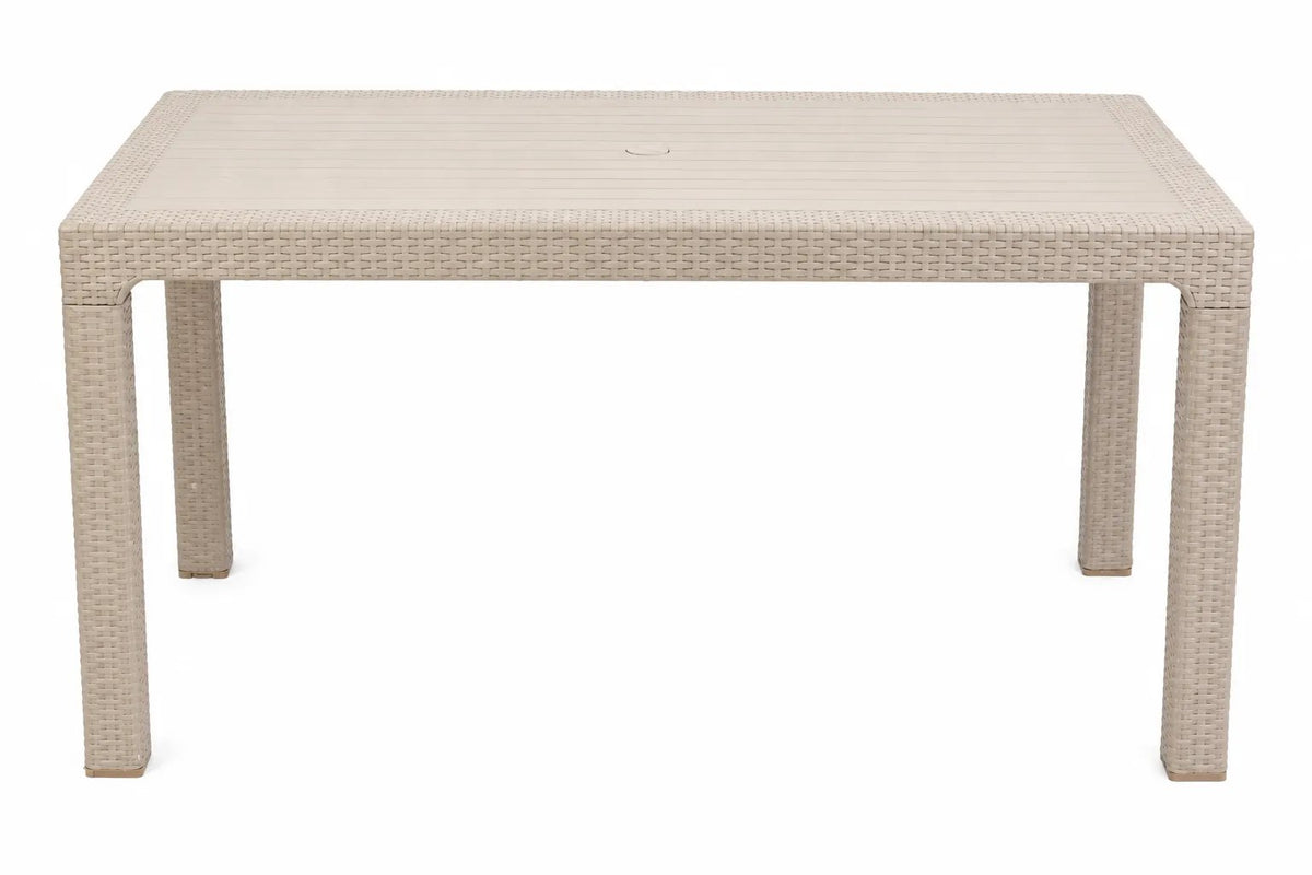 Kunert Garden table Adler 140x80 cm, rattan look – cappuccino - photo 2