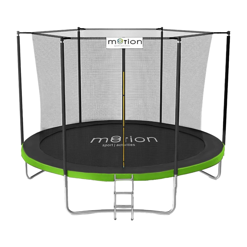 Jumi Motion 8FT Garden Trampoline 244 cm with Inner Net – Green