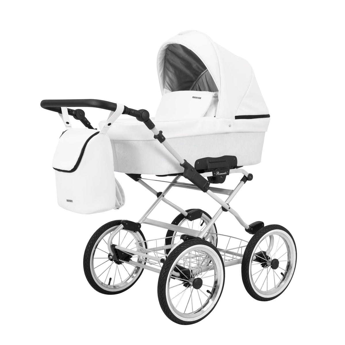 Kunert Romantic 3-in-1 Stroller – White Eco – image 3