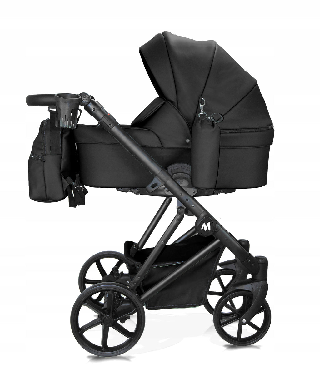 MOMMO Royal 3-in-1 Stroller – Black – image 11