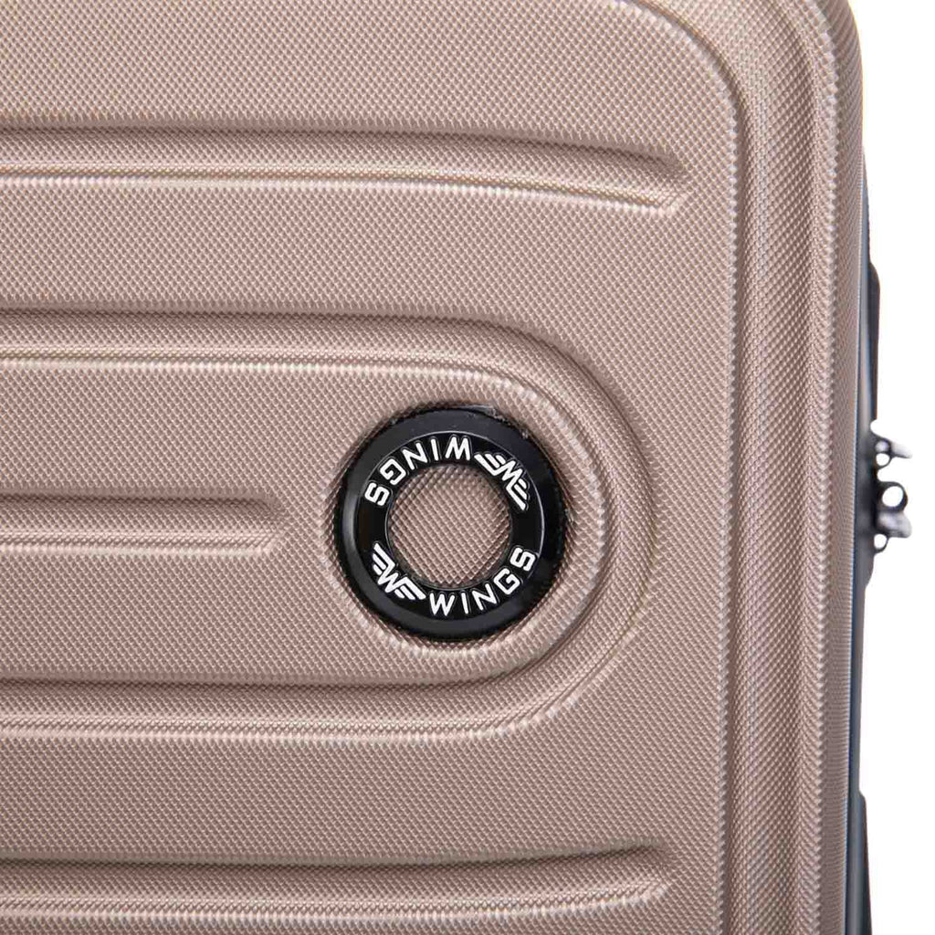 Wings Coot 3-Piece Hard Shell Suitcase Set – Champagne - photo 7