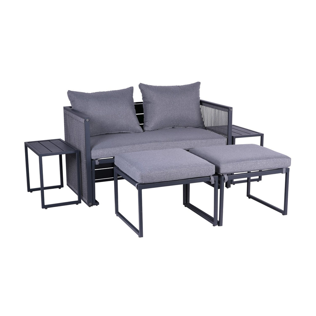 Sanico Goldgarden Sky Garden Furniture Set – 11 Pieces, Black