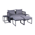 Sanico Goldgarden Sky Garden Furniture Set – 11 Pieces, Black