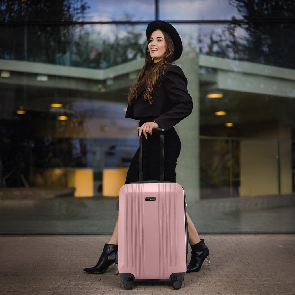 Wings Kestrel 3-Piece Hard Shell Suitcase Set – Rose Gold - photo 7