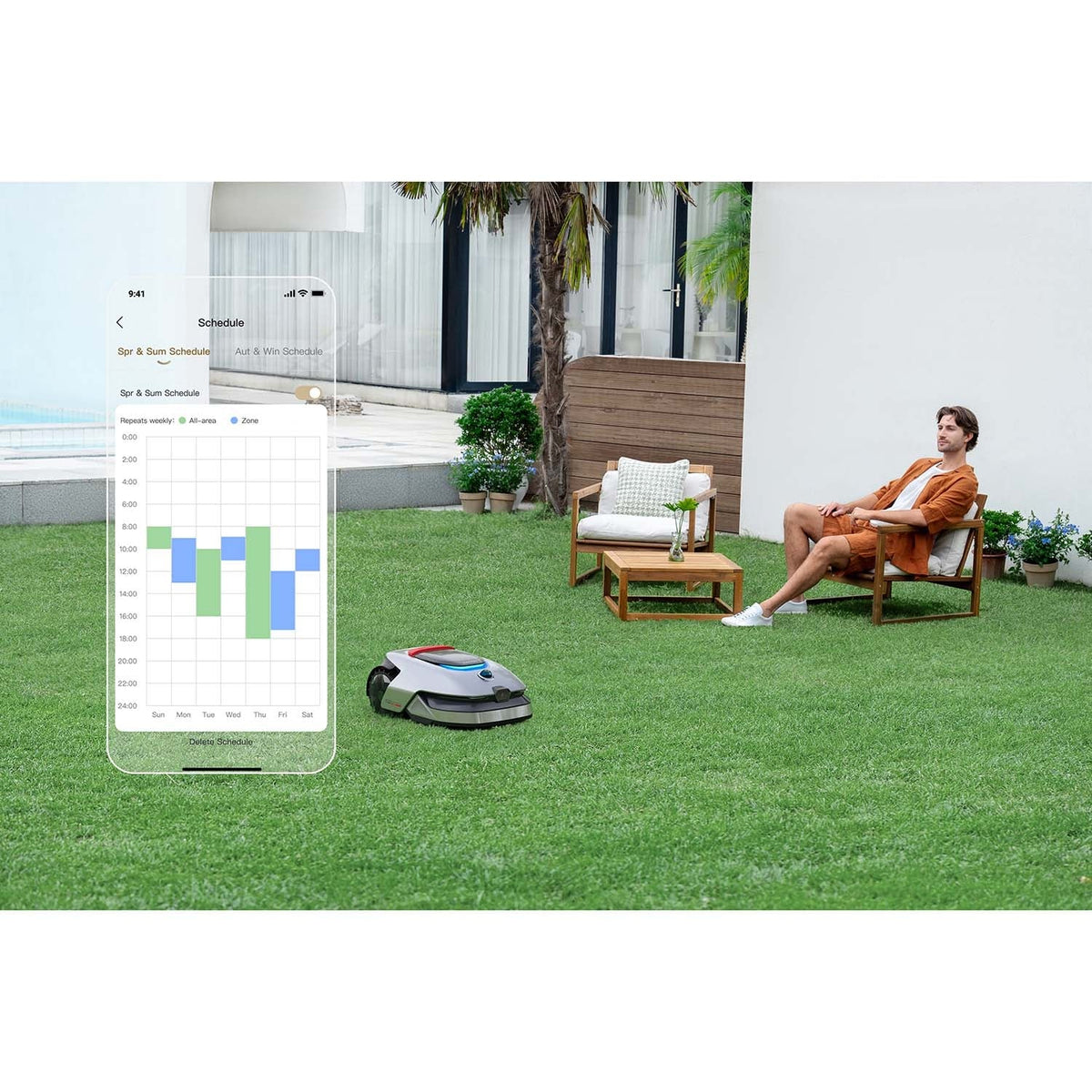 Dreame A2-2000 Robot Lawn Mower – Maps Lawns up to 2000 m² - photo 6