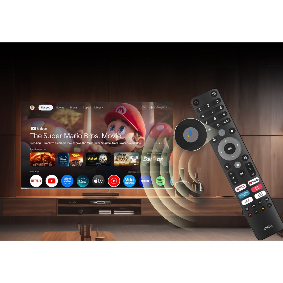 CHiQ M65QN9V 65" 4K MiniLED TV with Google TV - photo 6