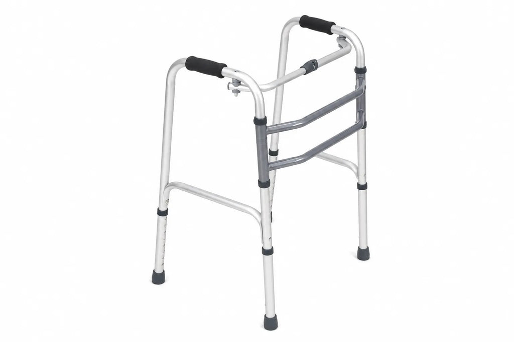Kunert Walking frame Movere, aluminium, foldable, height-adjustable