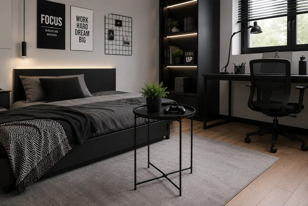 Kunert Loft side table Fina with removable tray - photo 7