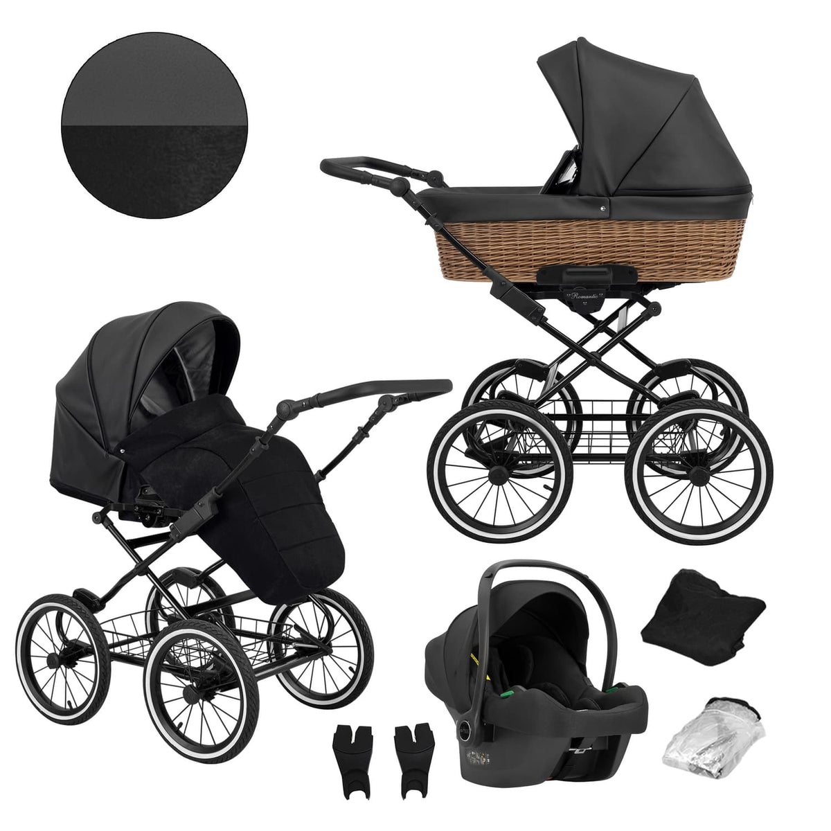 Kunert Romantic Classic 3-in-1 Stroller – ROM-11 – image 1