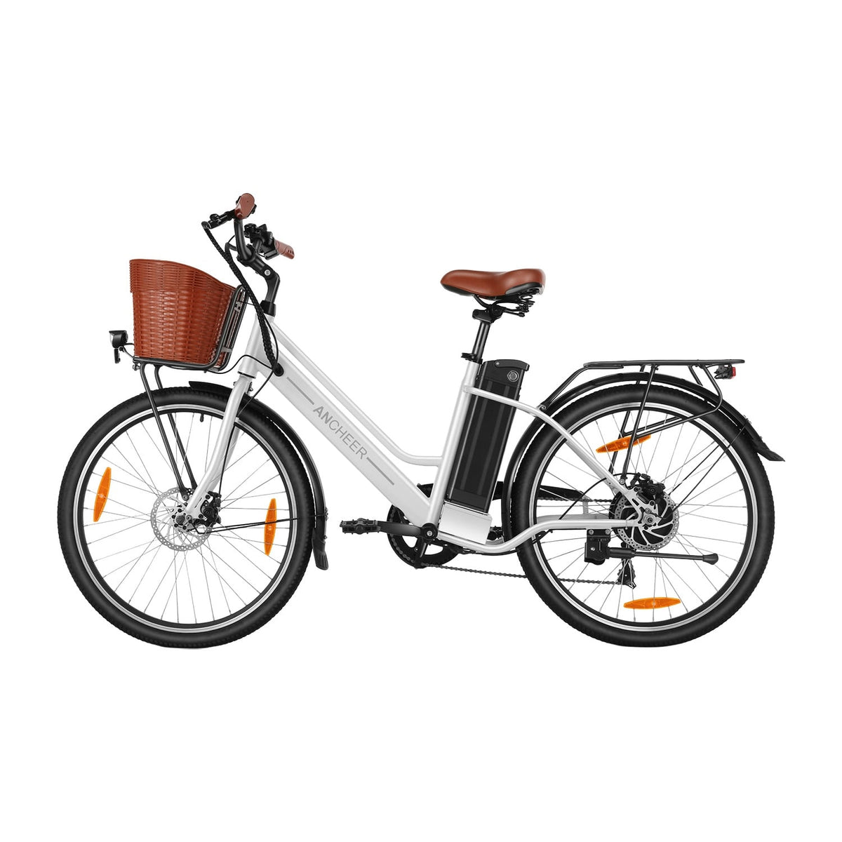 Ancheer AMAK00012 Women's Electric Bike 26" – White - photo 2