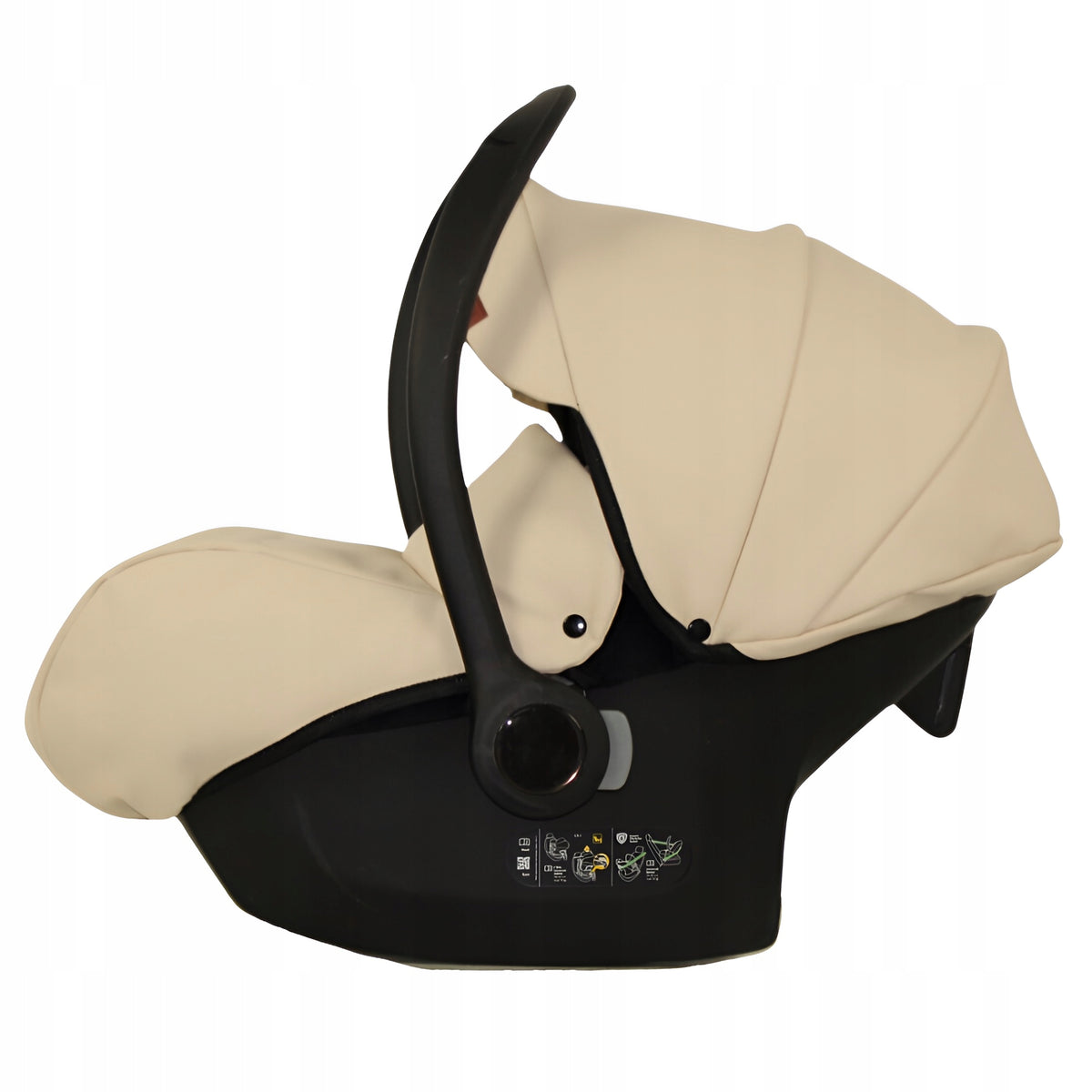 MOMMO Deluxe 3-in-1 Stroller – Beige – image 9