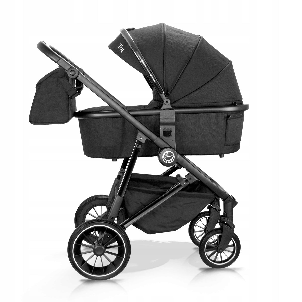 Milukids Tibi 3-in-1 Stroller – Black Electropolished – image 12