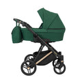 Kunert Lazzio Premium Pram with Carrycot – Copper Frame – Green