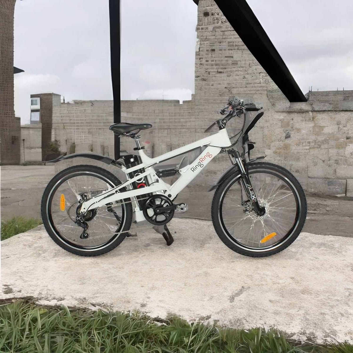 Jobo Ring Ring JB-TDE05Z Electric Mountain Bike 17" – White - photo 7