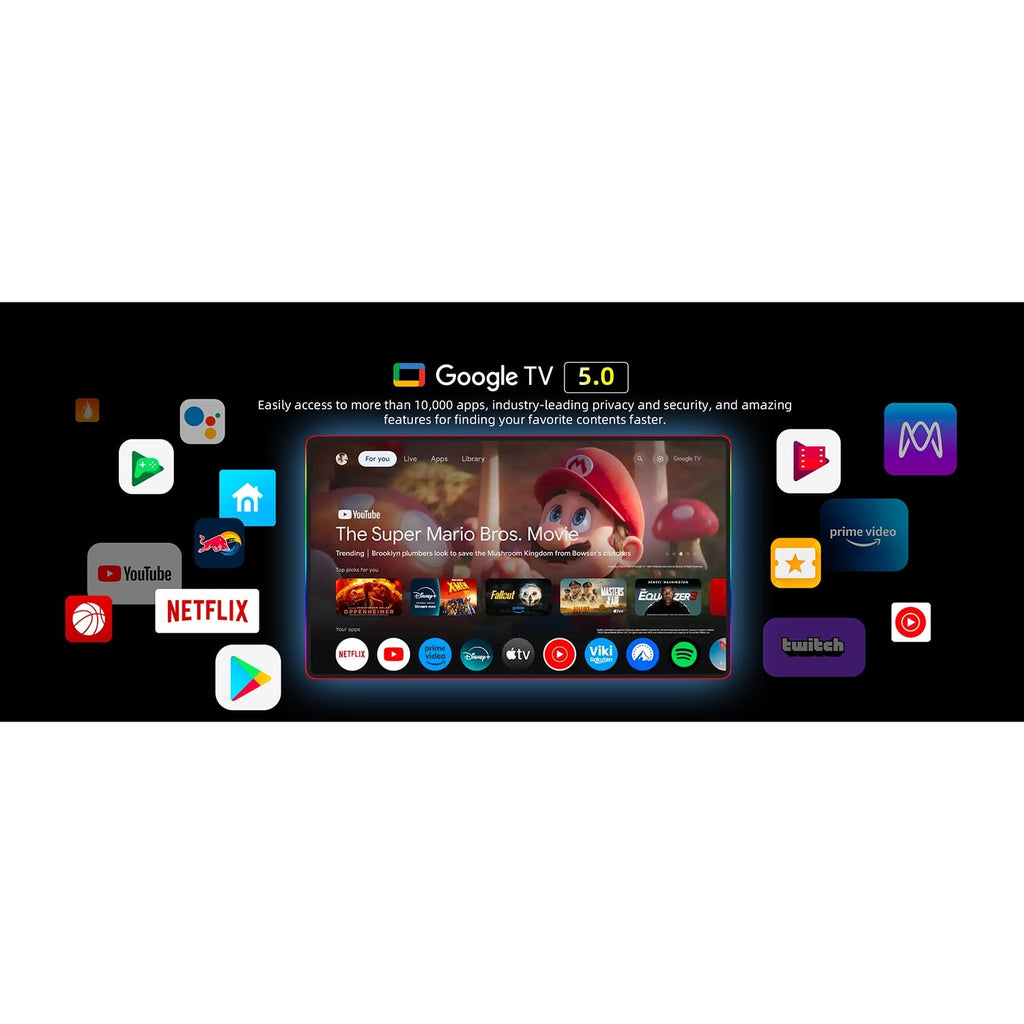 CHiQ M65QN9V 65" 4K MiniLED TV with Google TV - photo 5
